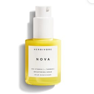 Herbivore Nova 15% Vitamin C + Turmeric Brightening Serum 7 day results